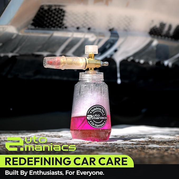 AutoManiacs Foam Cannon for Pressure Washer, Adjustable Car Wash Sprayer - Image 8