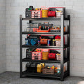 Metal Storage Rack Tier Height Free Adjustable Garage Tool Rack Load Capacity by Buynow