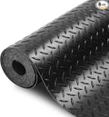 SEAL 6 x 10 Ft Premium Garage Floor Mat, Solid 2.8mm Thickened Black Commercial by SEAL