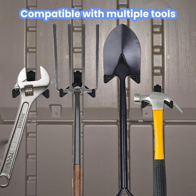5pcs Tool Hooks for Suncast Shed, Double Head Storage Hanger - Image 6