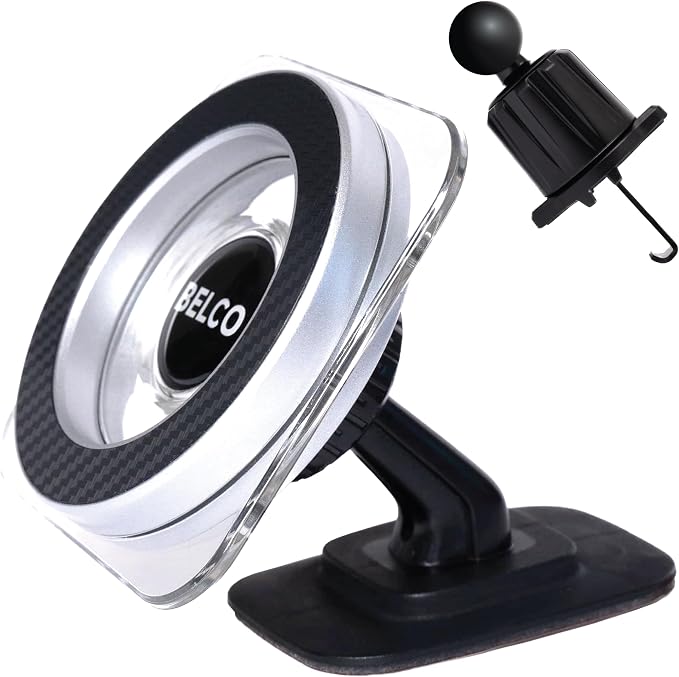Belco Magnetic Phone Holder for Car – Adhesive Car Phone Mount by BELCO
