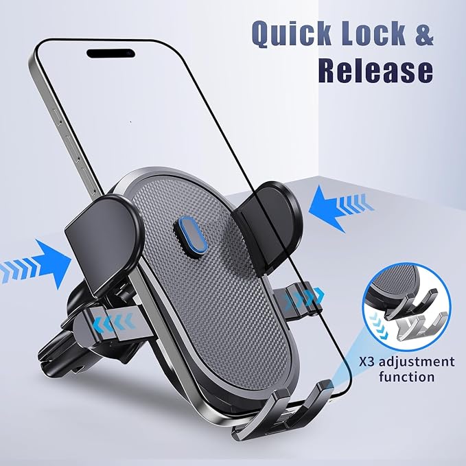 Car Vent Phone Mount, Universal Cell Phone Holder - Image 2