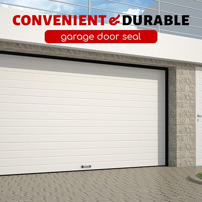 Garage Door Seal Top and Sides Seal Strip, 40FT Universal Garage Door Weather - Image 7