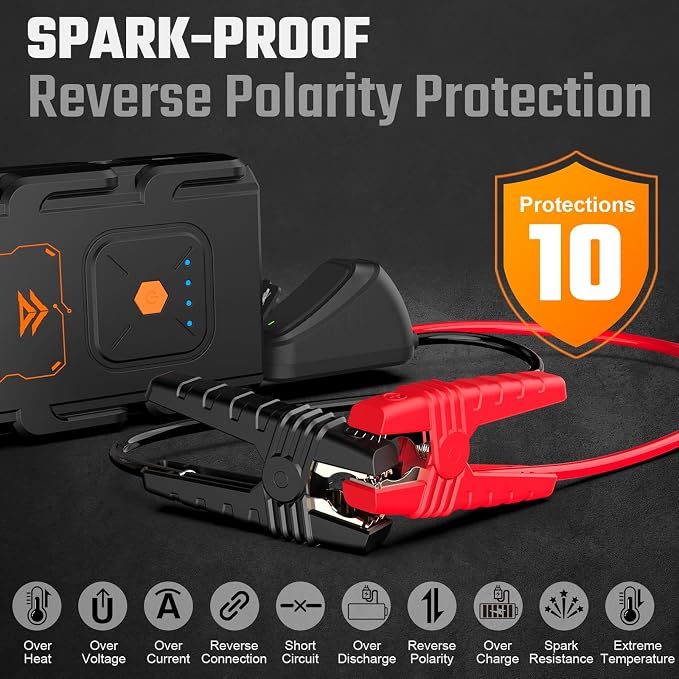 G21C Battery Jumper Starter Portable 2000A Car Jump Starter Portable Battery - Image 3