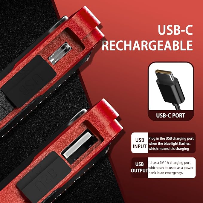 WARSUN Rechargeable Portable Magnetic Work Light, LED Flood Light Waterproof - Image 2