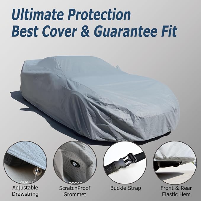 All Weather Waterproof car Cover Good - Image 3