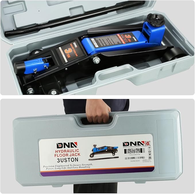 DNA MOTORING 3 Ton Low Profile Floor Jack, 3 tons Capacity Fast Lift Hydraulic - Image 7