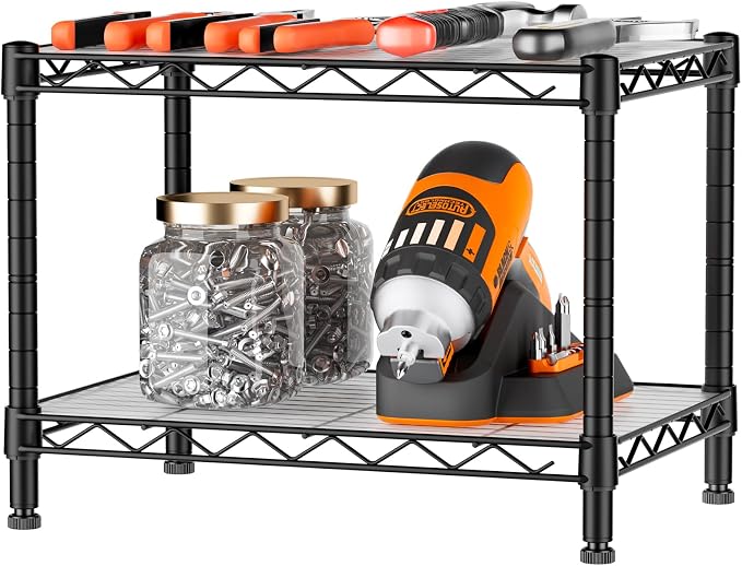 SINGAYE 2 Small Wire Shelves Kitchen Pantry Close Home Organizers and Storage - Image 8
