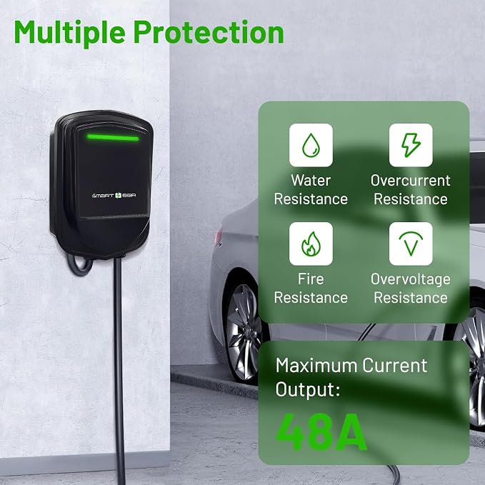 SBB Home Smart Level 2 EV Charger up to 48Amp, 240V Indoor/Outdoor Fast Car - Image 6