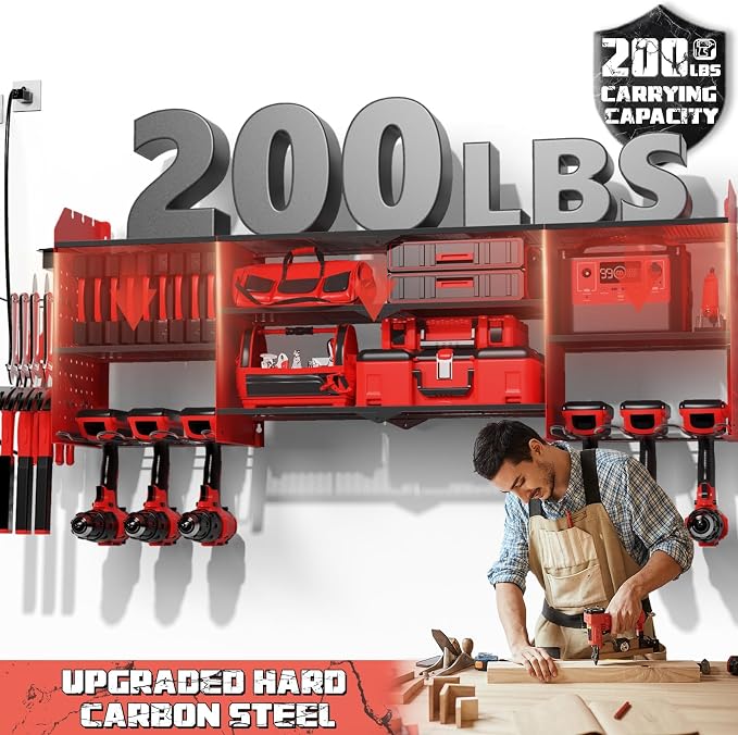 45" Large Power Tool Organizer Wall Mount - Image 4