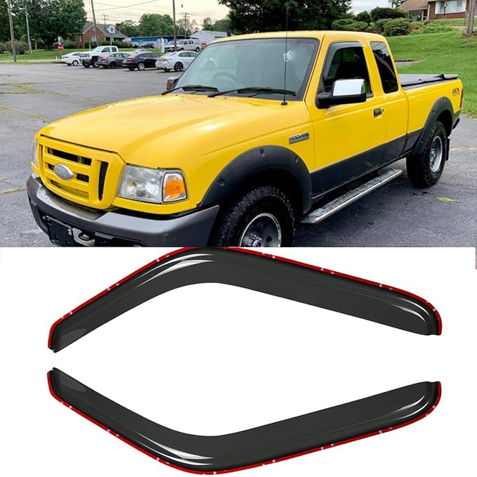2pcs Original Shatterproof Rainproof in Channel Style Sun Rain Guard Durable - Image 2