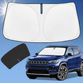 Sun Shade Sunshade for Jeep Compass Windshield Cover, 4-Layer Front Window by ZOIBVCARSUNSHADE