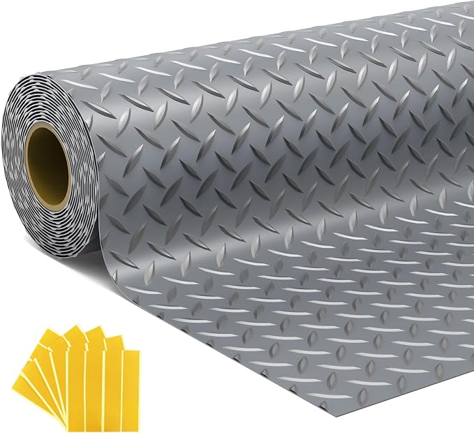 7.5x20 FT Garage Floor Mat, 2.8mm Thickened Flooring Roll by Lanbos