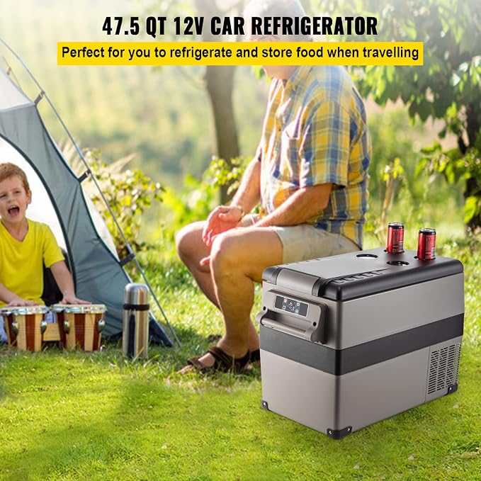 VEVOR 12 Volt Refrigerator, 48 Quart Fast Cooling Portable Freezer - Image 2