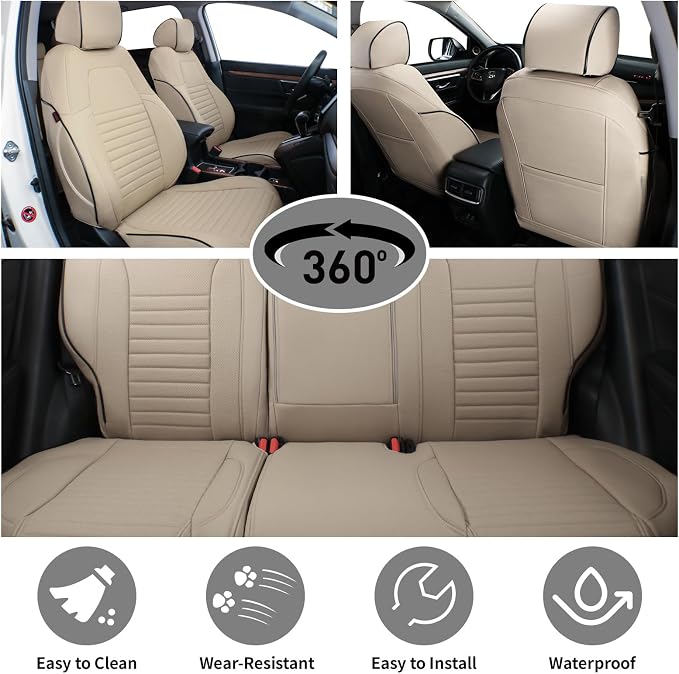 EKR Accord Car Seat Covers for Cars Honda Accord EX, Sport SE, Touring 2017 - Image 3