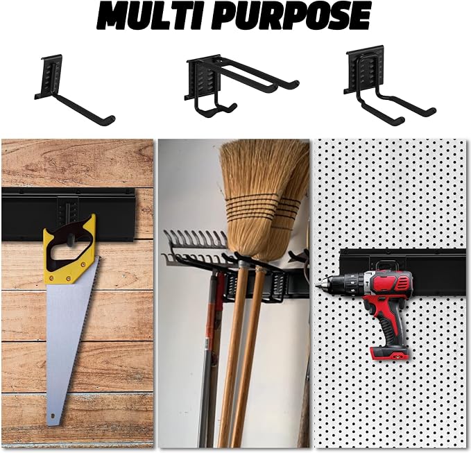 AIRTOON Garage Tool Organizer, 48 Inch Garage Organizer Wall Mounted Storage - Image 5