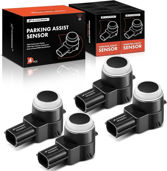 A-Premium 4-PC Reverse Backup Parking Aid Assist Sensor Compatible by A-Premium