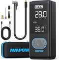 AVAPOW AP18 Tire Inflator Portable Air Compressor, 300% Faster 150 PSI Cordless by AVAPOW