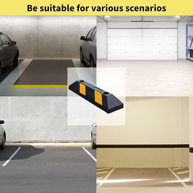 Heavy-Duty Parking Curb Wheel Stop - Image 7
