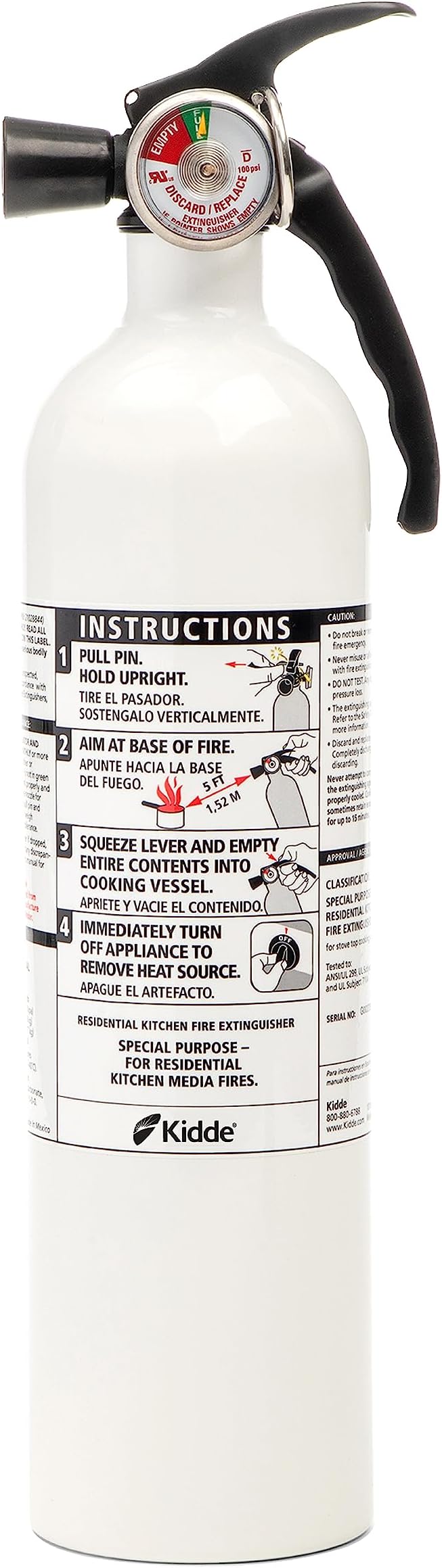 Kidde Auto Fire Extinguisher for Car & Truck, 3.2 Lbs., Dry Chemical - Image 5