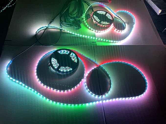 Black Out Full Tinted Smoked LEDs x4PCS 4FT 48" 1.2Meters RGB Dream Color - Image 5