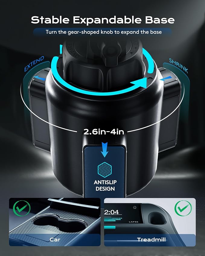 Magnetic Cup Phone Holder Car Wireless Charger - Image 3