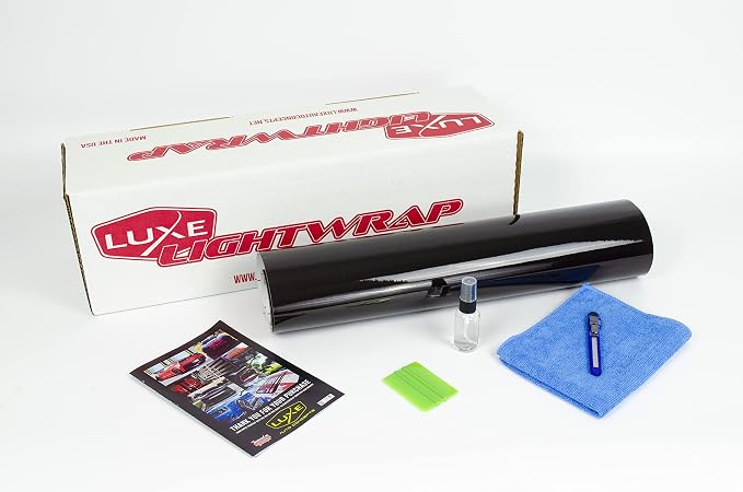Luxe LightWrap Dark Smoke Universal Headlight Tint Light Tail Kit - Image 2