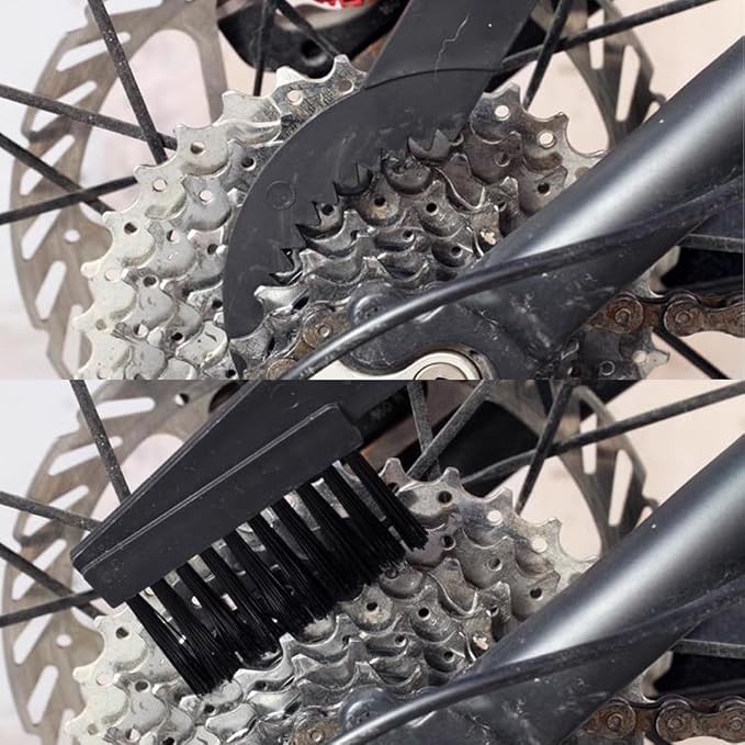 5PCS/Set Bicycle Chain Cleaning Tool Set, Bike Chain Crankset Brush, Motorcycle - Image 4