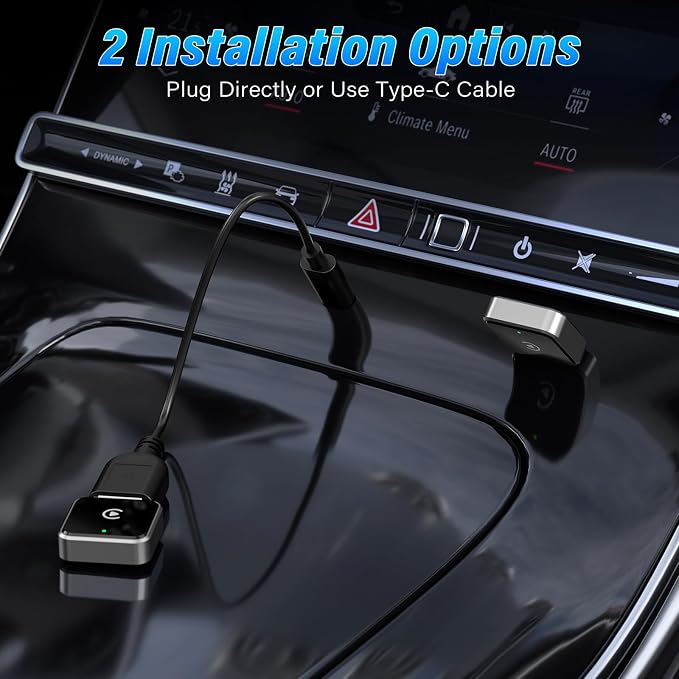 Wireless CarPlay Adapter for Apple iPhone, Converts Wired to CarPlay Wireless - Image 2