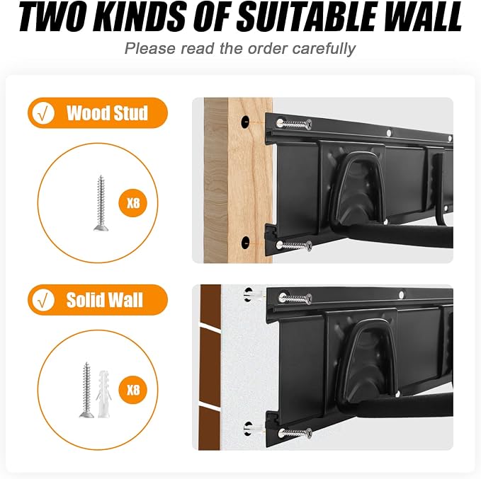 Bike Storage Rack Wall Mount Garage Hanger - Image 5