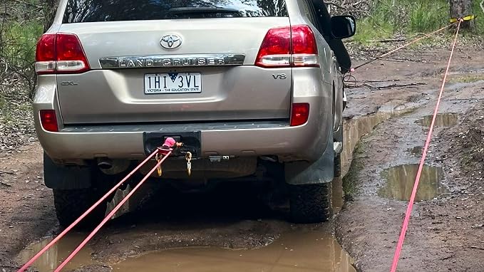 DOWN UNDER OUTDOORS Game/Log/4x4 Recovery Kit, Deer Drag, 650 ft of 9/32” Winch - Image 6