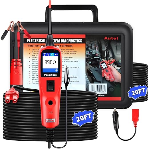 Autel PowerScan PS100 Circuit Tester, 12V 24V Automotive Electrical Tester by Autel