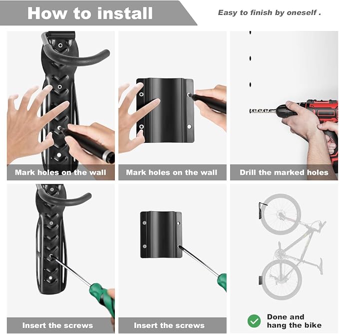 Todeco Bike Wall Mount Rack - Image 7