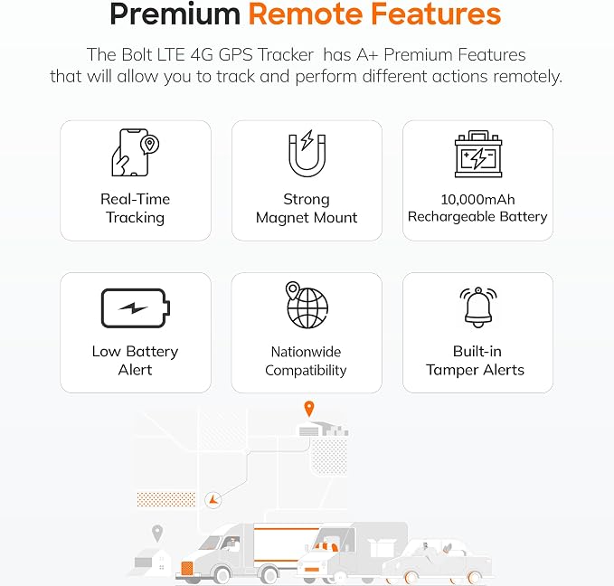 Bolt LTE 4G GPS Tracker for Vehicles, & Shipments - Image 5