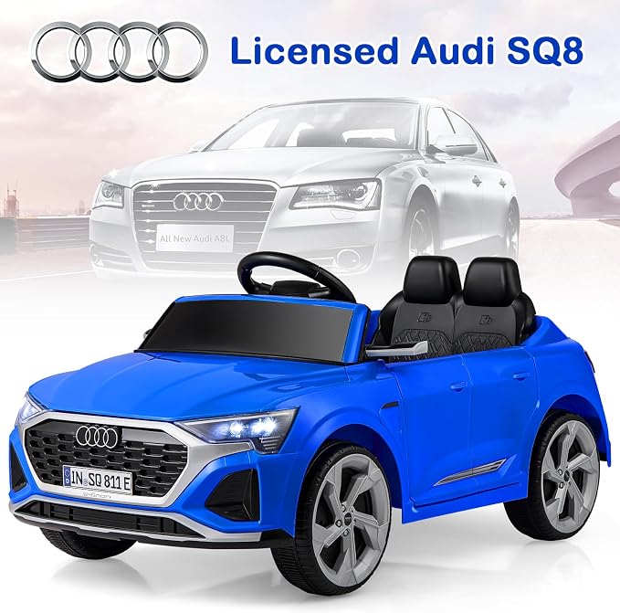 Licensed Audi SQ8 Ride on Car by OLAKIDS, 12V Kids Electric Vehicle - Image 3