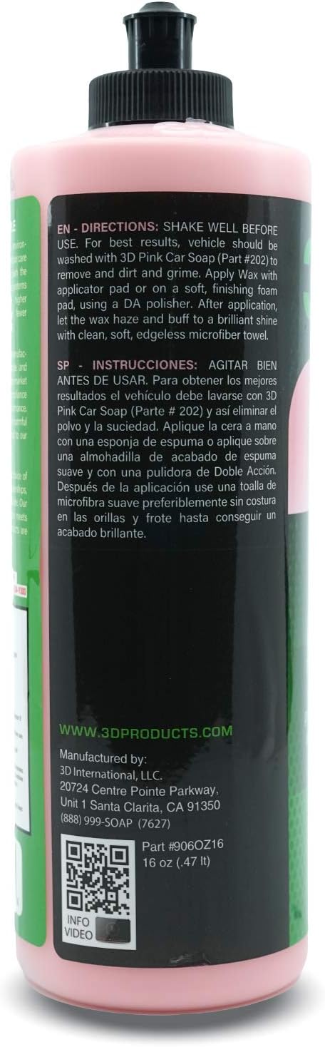 3D Cherry Wax – Liquid Carnauba Show Car Wax - Image 2