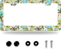 Palm Tree License Plate Frame Colorful Hawaii License Plate Holder Funny Car by GORSNKYE
