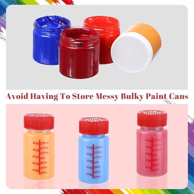 Mumufy 60 Pcs Touch up Paint Bottles - Image 6
