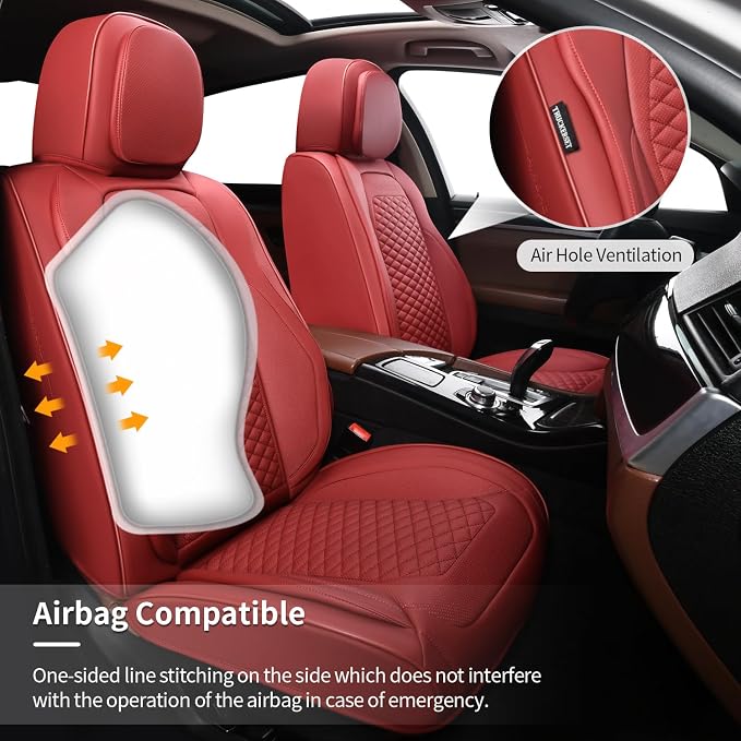 Car Seat Covers Full Set Leather Seat Covers Automotive Seat Covers Universal - Image 5