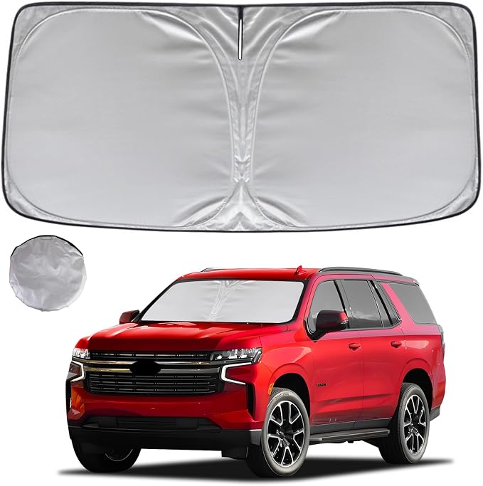 KAYZT Windshield Sun Shade for 2021-2025 Che-vrolet/Chevy Tahoe Foldable by KAYZT