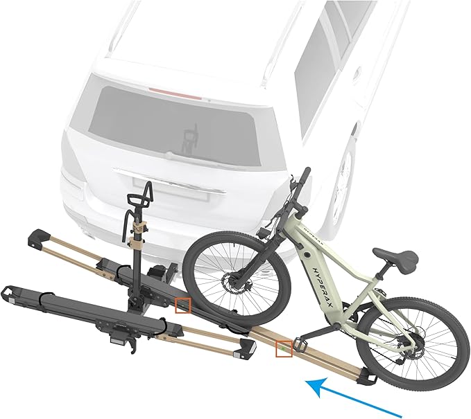 HYPERAX Volt Lift SP -E Bike Hitch Mount Platform Style 2 Bikes Carrier by HYPERAX