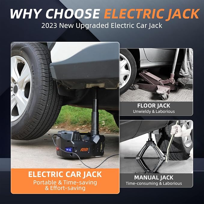 STANDTALL Electric Car Jack Kit 5 Ton 12V Hydraulic Floor Jack - Image 7