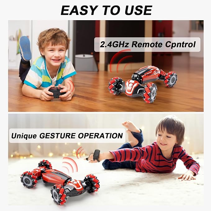 Gesture Sensing RC Stunt car, 4WD Drive Watch Remote-Controlled Vehicle - Image 9
