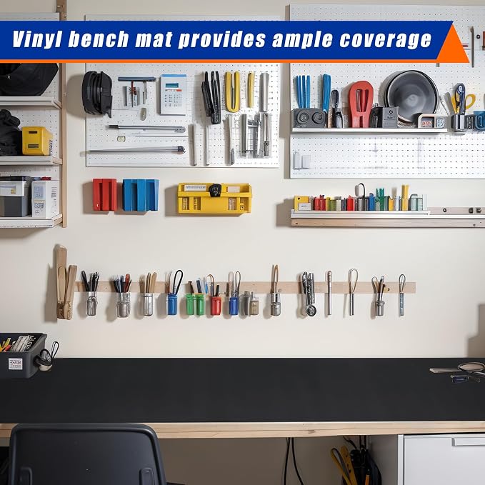Vesici 1 Roll 23.5 x 100 Inch Work Bench Mat Self Adhesive Resistant PU Floor - Image 4