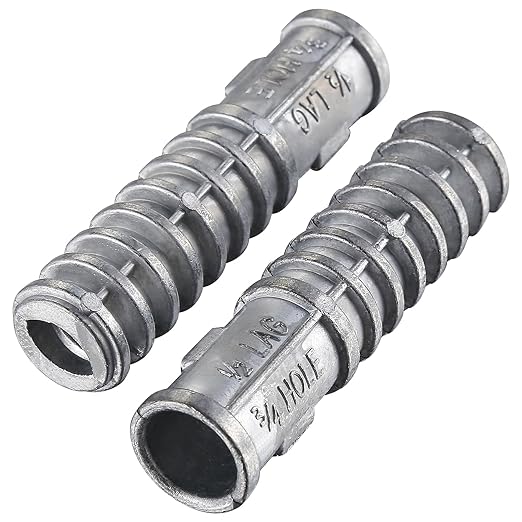 Wensilon 1/2 * 3 Lag Shield Anchor Long Zinc Alloy Bolts Concrete Anchors by Wensilon