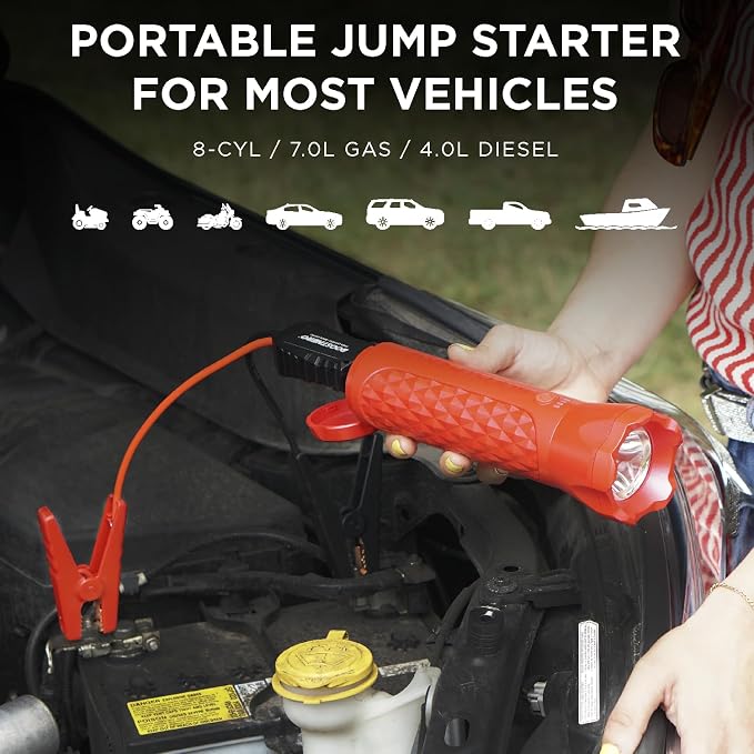 BoostHero Portable Car Battery Jump Starter, 000mAh Power Bank, LED Flashlight - Image 7