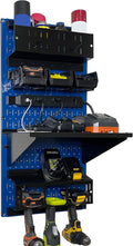 Wall Control Power Tool Storage Organizer Kit Cordless Drill Holder Charging by Wall+Control