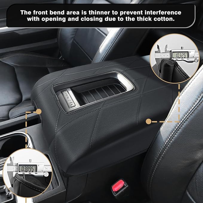 Muslogy Center Console Armrest Cover Compatible - Image 3