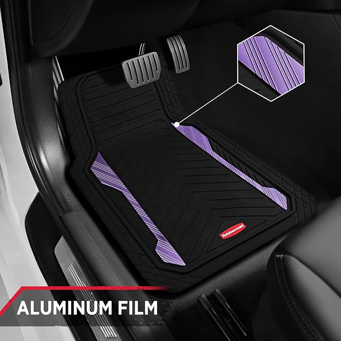 Rubbermaid Car Floor Mat, Heavy Duty All-Weather Car Mats Full Set - Image 4