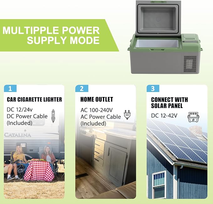 Alpicool Y19E Portable Fridge 12 Volt Car Refrigerator 21Quart Freezer - Image 6